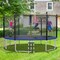 Trampoline Safety Enclosure Net Replacement Foldable Durable Weather-Resistant